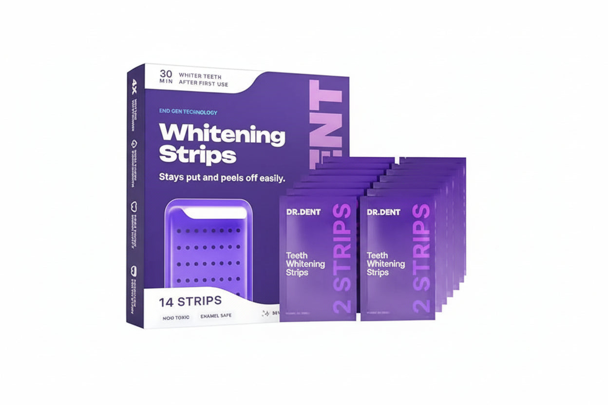 Dental Whitening Strips Enamel Care