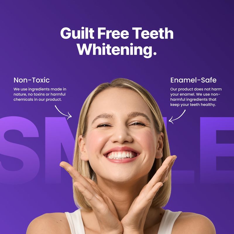 Dental Whitening Strips Enamel Care