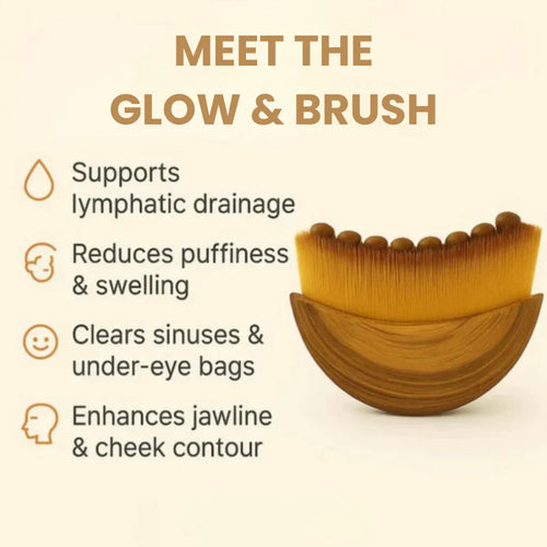 Glow & Sculpt Lymphatic Face Brush
