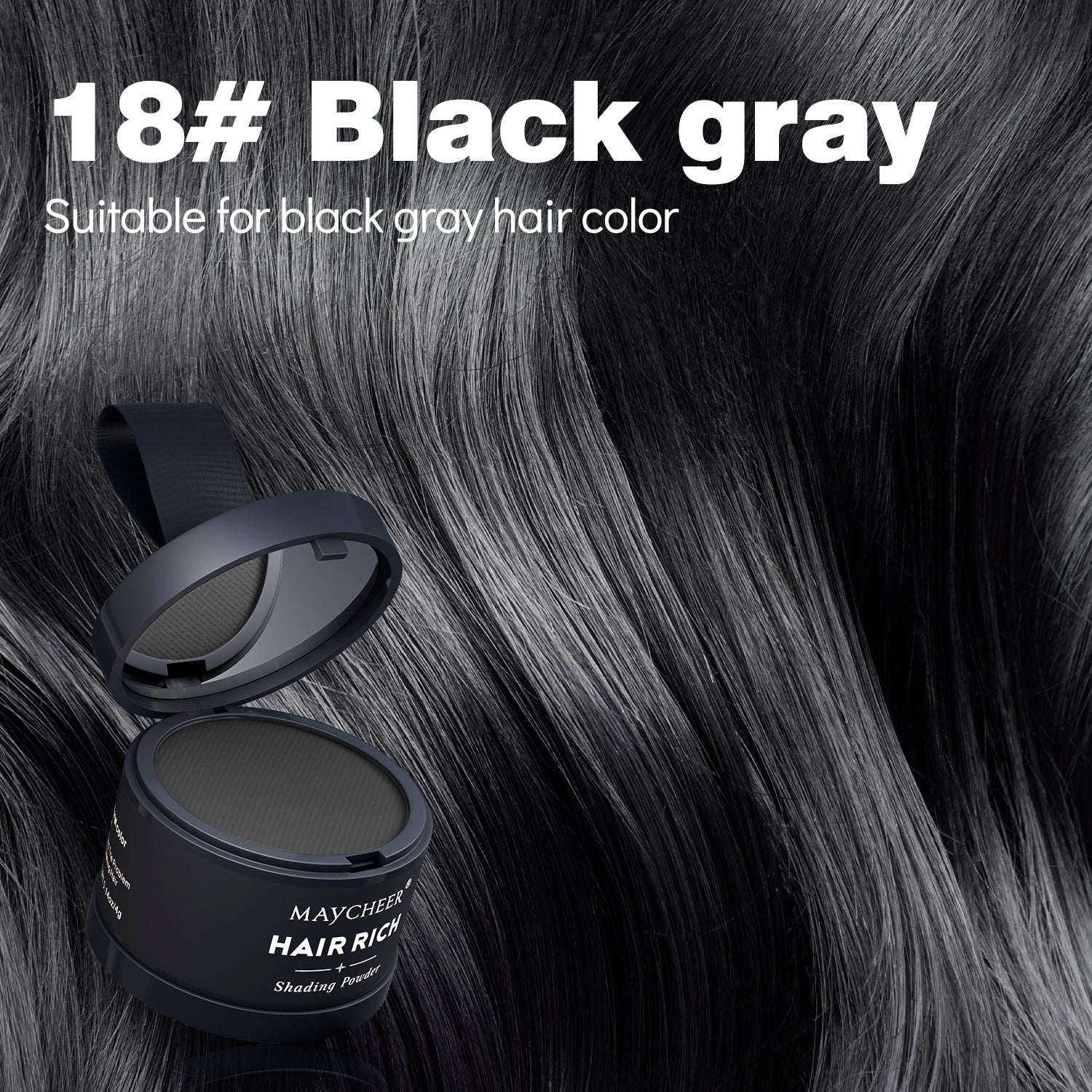 Hairline Powder for bald spot concealing