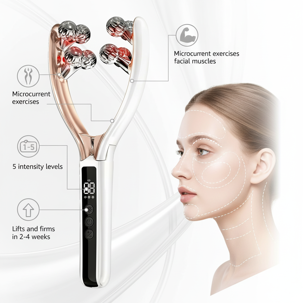 Sylairé EMS Microcurrent Facial Lifter — Non-Surgical Lift at Home