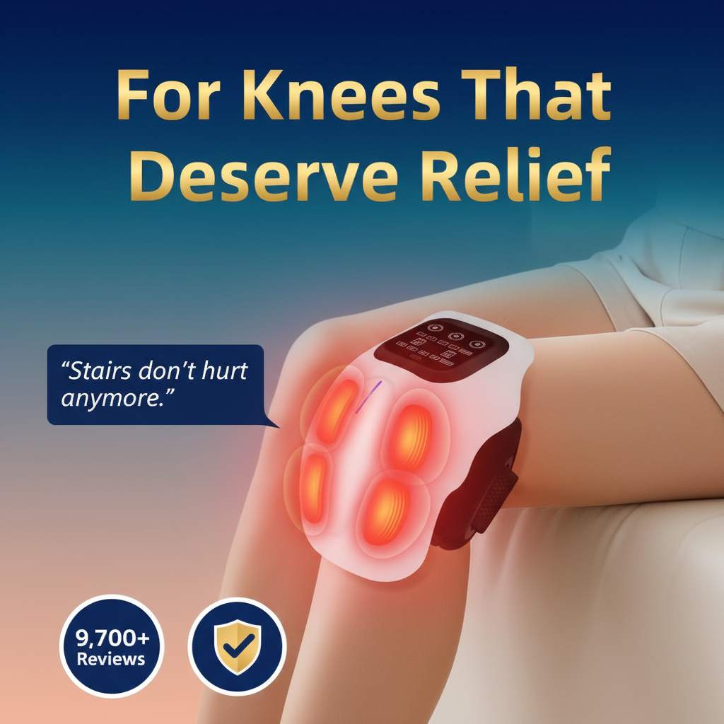Sylairé Smart Knee Massager — Infrared Heat & Compression for Pain Relief