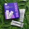 Enjuague bucal morado para blanquear los dientes
