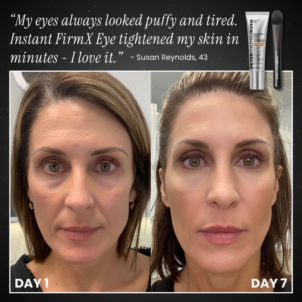 Premium before/after testimonial with dark gradient