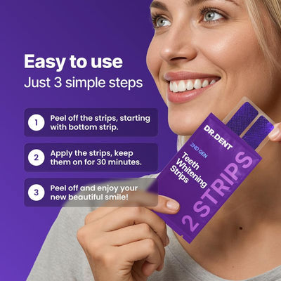 Dental Whitening Strips Enamel Care